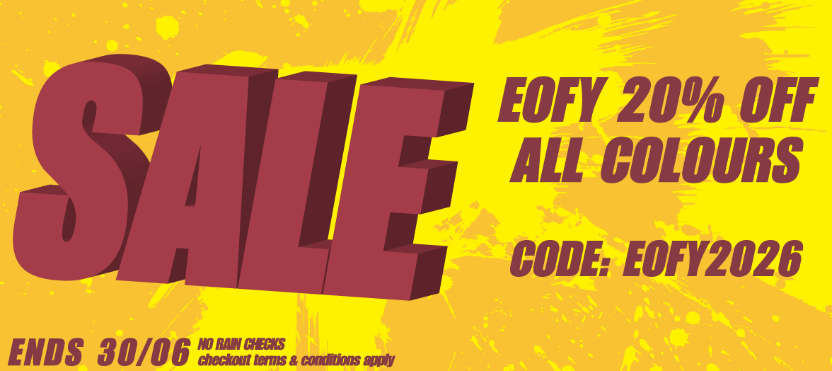 2026 EOFY Sale - 20% off Colours