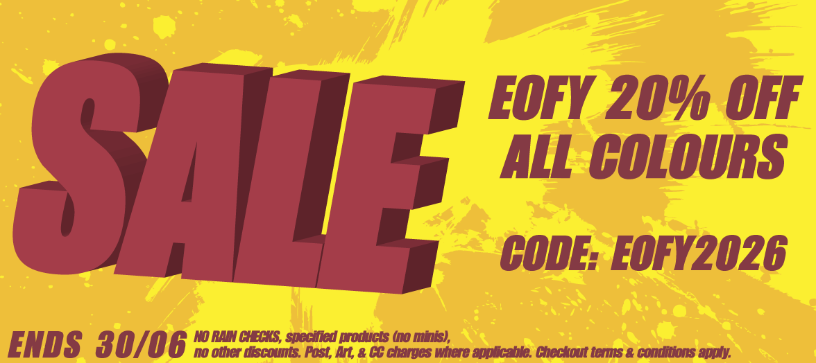 2026 EOFY Sale - 20% off Colours